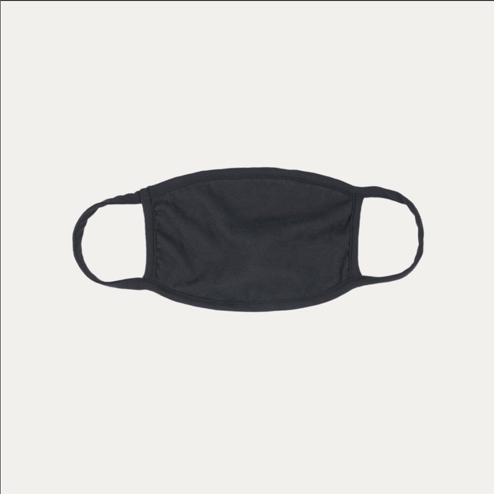 3 pack cotton face masks BLACK BRAND NEW